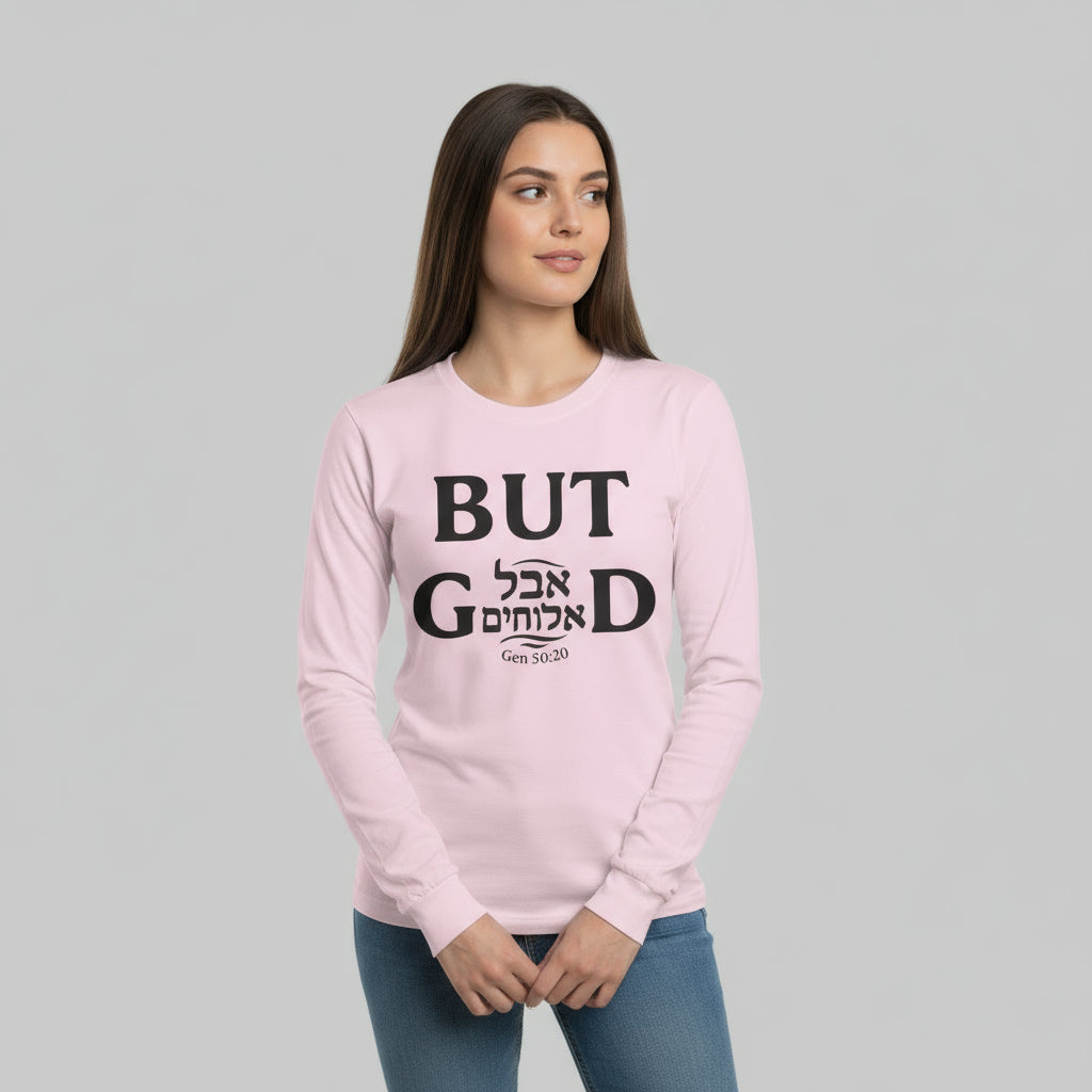 Aval Elohim Ultra Cotton Long Sleeve Tee – “But God” Edition