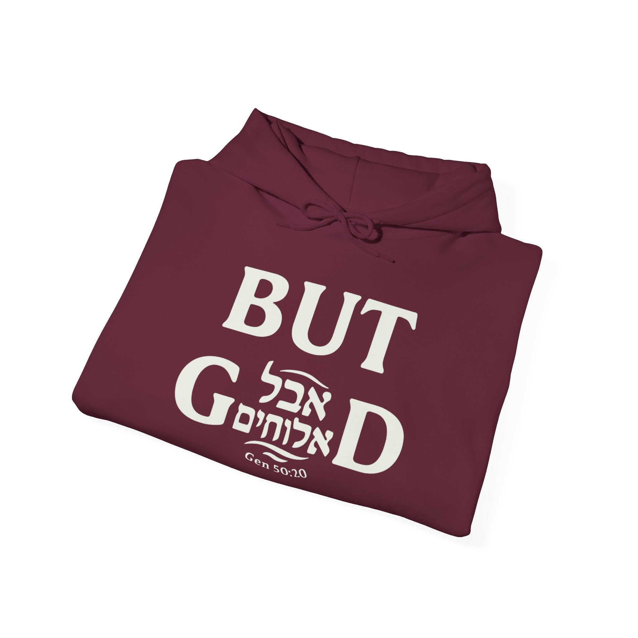 Aval Elohim “But God” Hoodie – Light Words, Powerful Message
