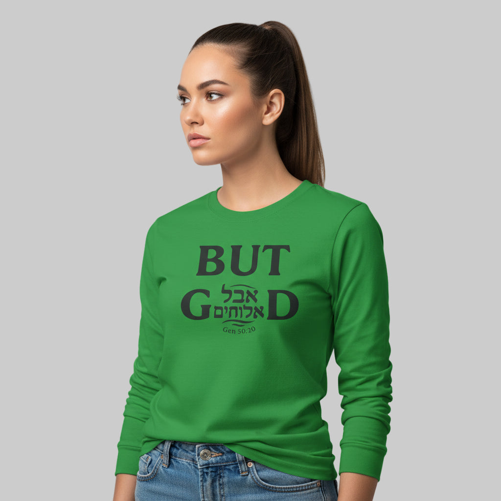 Aval Elohim Ultra Cotton Long Sleeve Tee – “But God” Edition